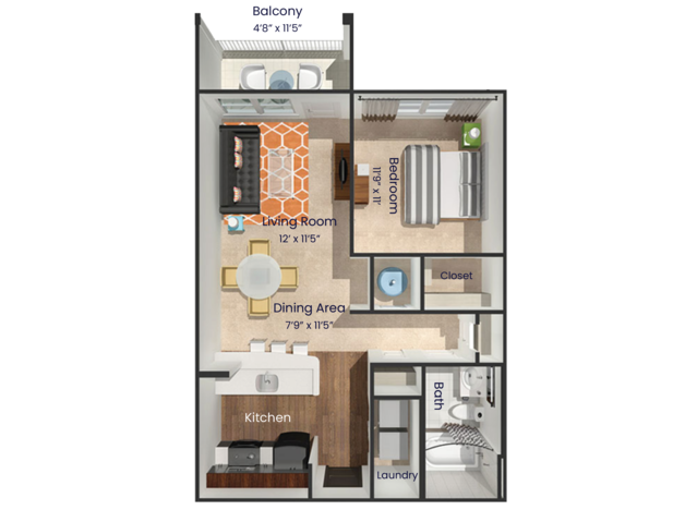 One, Two And Three Bedroom Apartments In Tampa 